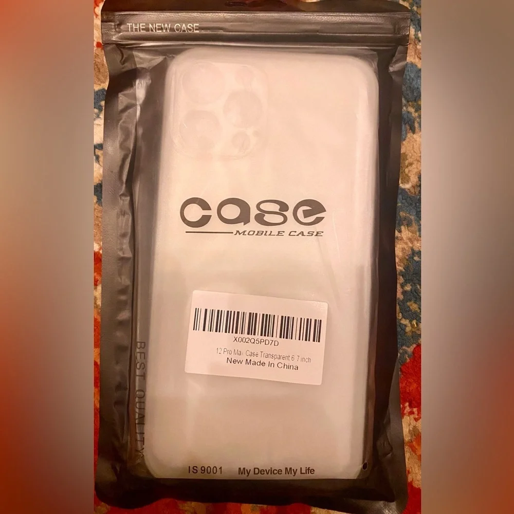 iPhone Phone Case 12 Pro Max Transparent Mobile case